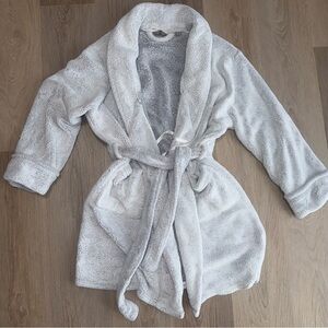 Allonge Ice Blue Fuzzy Robe - One Size Fits Most